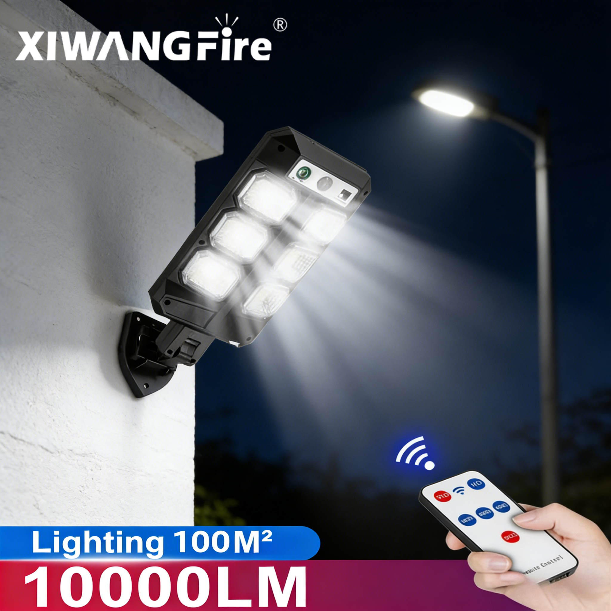 Solar Security Light - Outdoor Solar Street Lights, Waterproof Motion