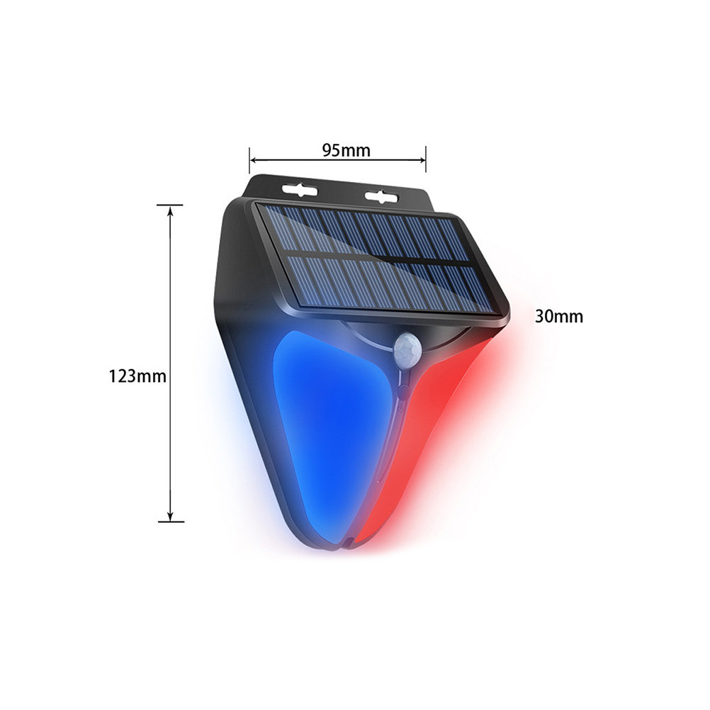 Solar Security Light - Solar Alarm Lamp Solar Powered Security