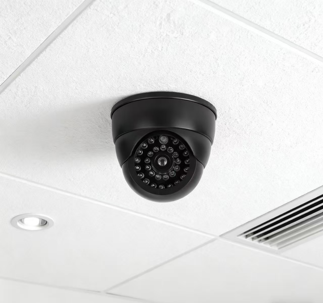 Home Security Packages - Fake Conch Dome Dummy Camera Flashing