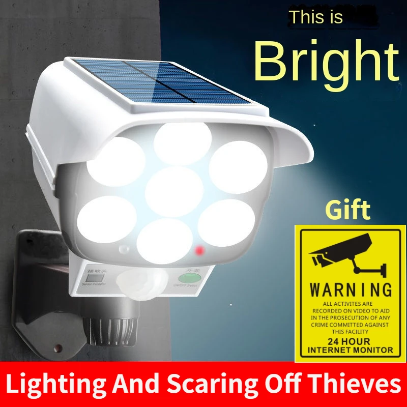Home Security Packages - Outdoor Solar Light Motion Sensor Security