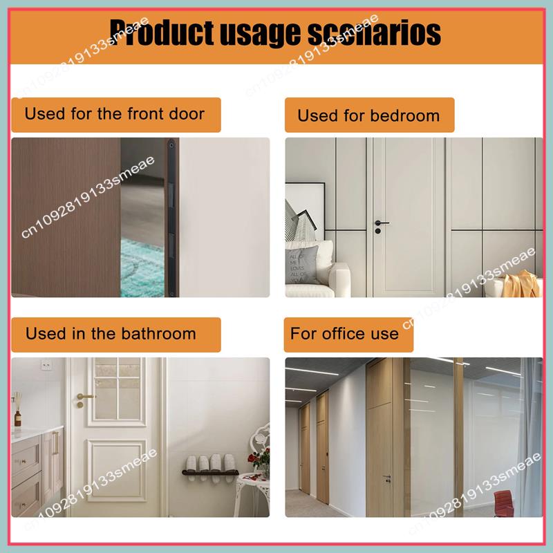 Home Security Door Reinforcement Lock - N94R 3 Pcs Door Reinforcement Lock,Aluminium