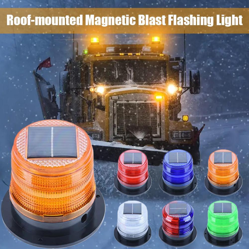 Solar Security Light - Solar Power Warning Flash Beacon Light