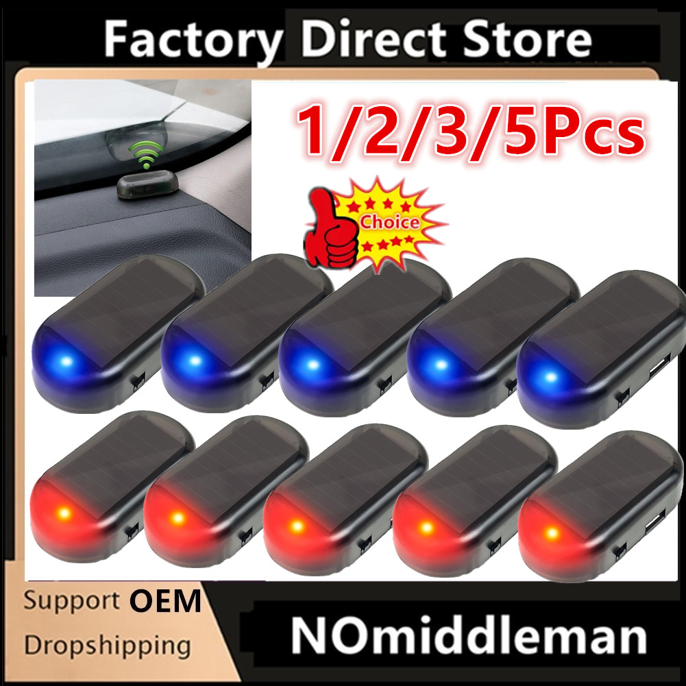 Solar Security Light - 1/2/3/5X Car Fake Security Light Solar