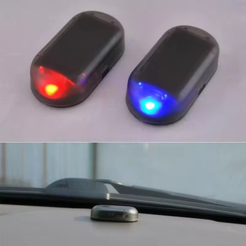 Solar Security Light - 1/2Pcs Car Fake Security Light Solar