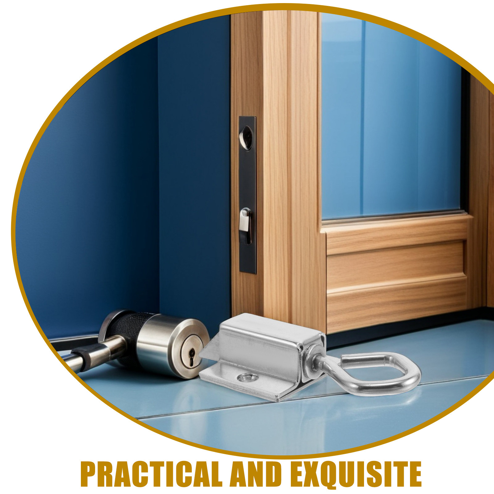 Home Security Door - 2Pcs Slide Gate Latch Stainless Steel