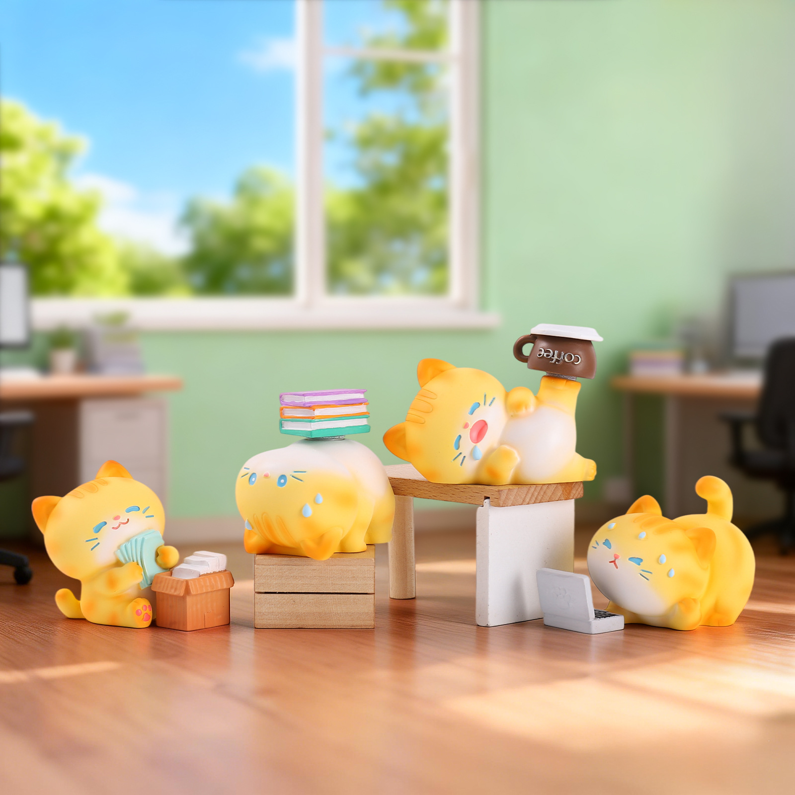 Blind Box Cartoon Orange Cat R – обзор и цена Home Security Items