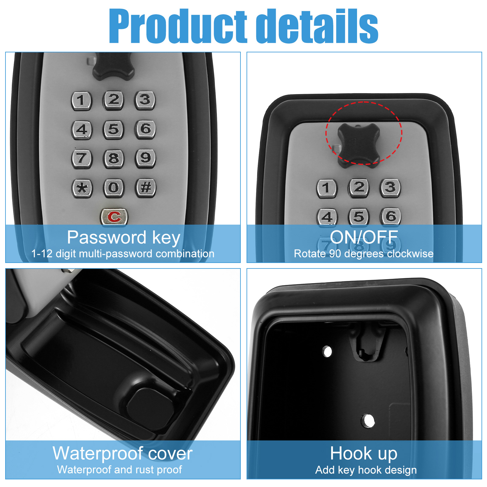 Key Lock Box Wall-Mount Secret – обзор и цена Home Security Packages
