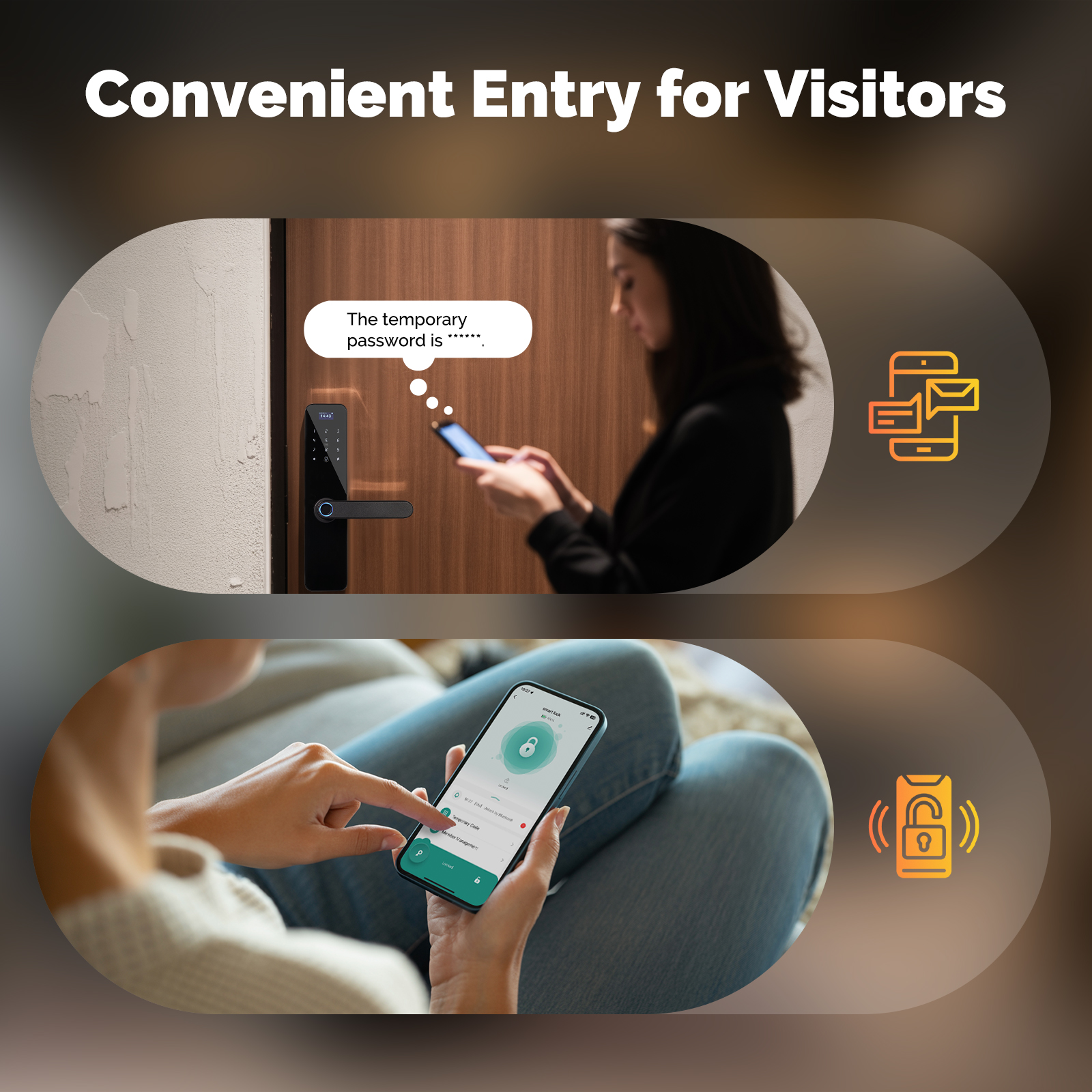 MOES Bluetooth Smart Wooden Do – обзор и цена Home Security App