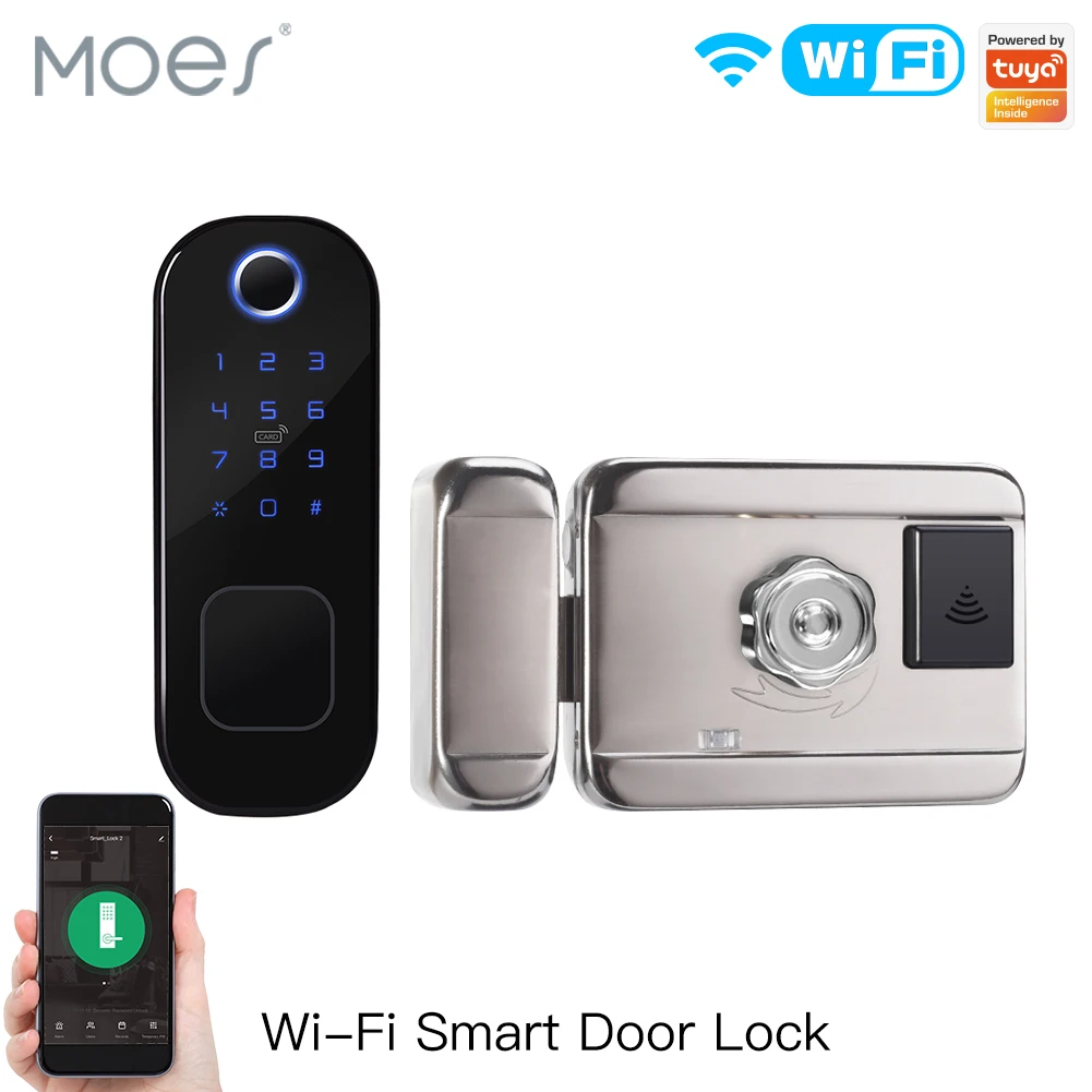 MOES WiFi Tuya Smart Lock Door – обзор и цена Home Security Packages