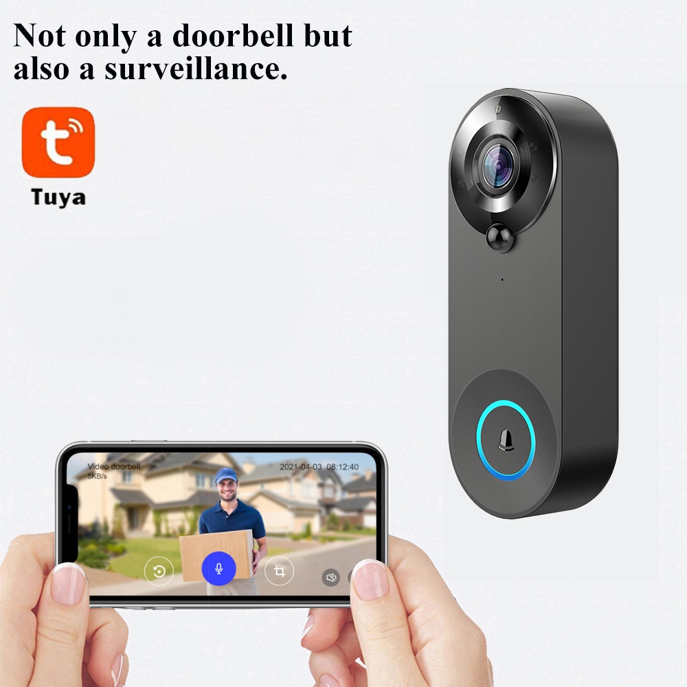 Tuya 1080P Wireless WIFI Doorb – обзор и цена Home Security Premium