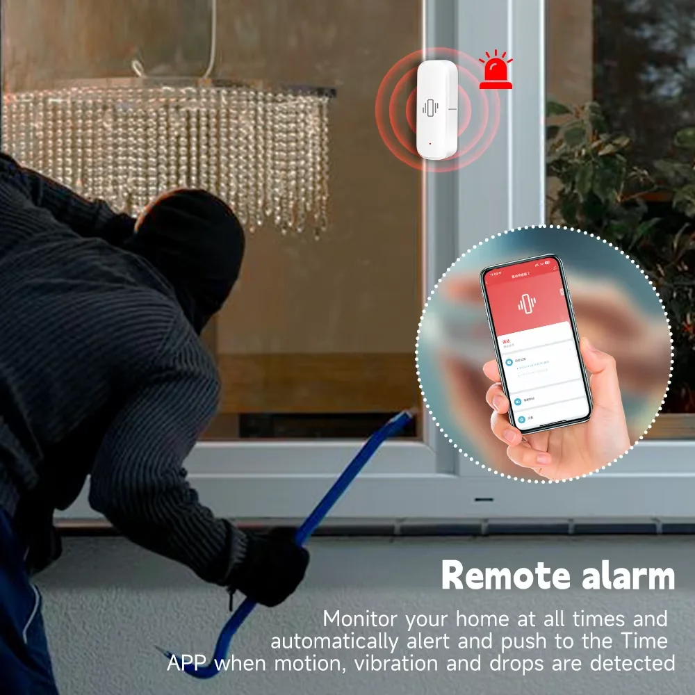 Smart Vibration Sensor ZigBee  – обзор и цена Home Security App
