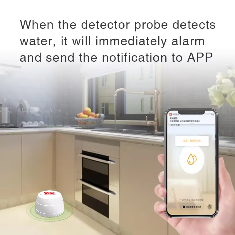 Tuya WiFi Water Leak Detector  – обзор и цена Home Security App