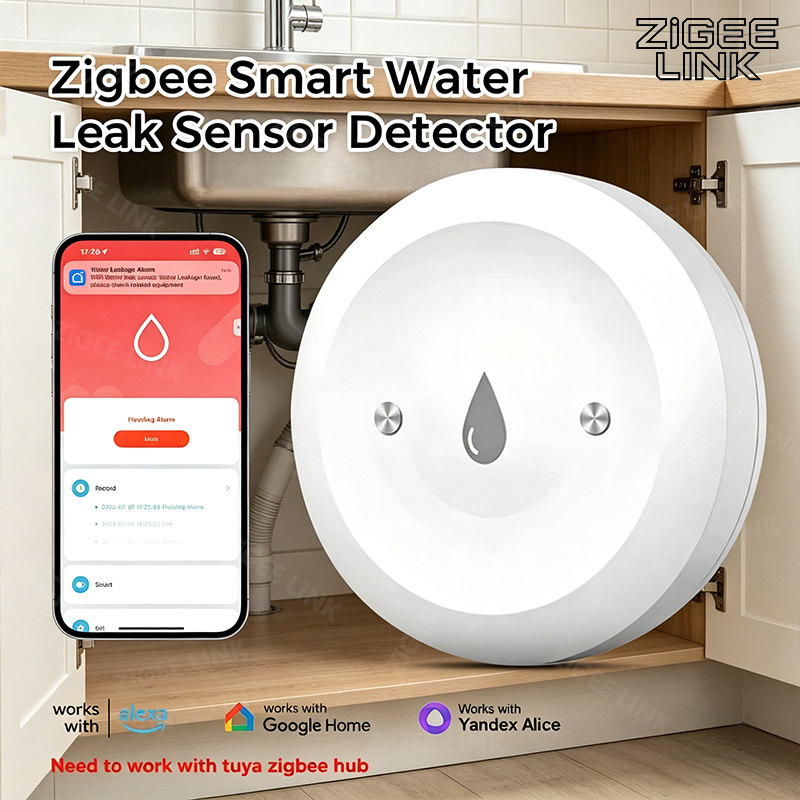 Zigbee3.0 Smart Water Leak Sen – обзор и цена Home Security Device
