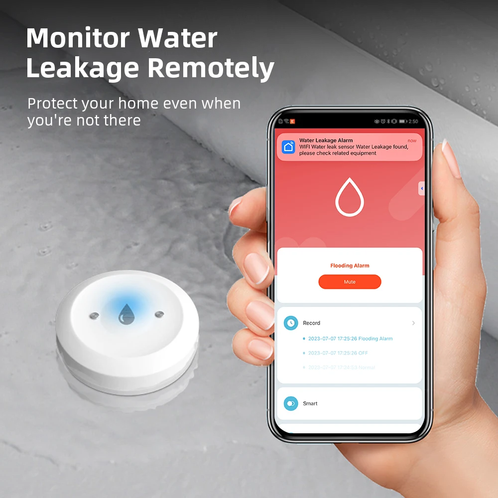 Zigbee3.0 Smart Water Leak Sen – обзор и цена Home Security Device