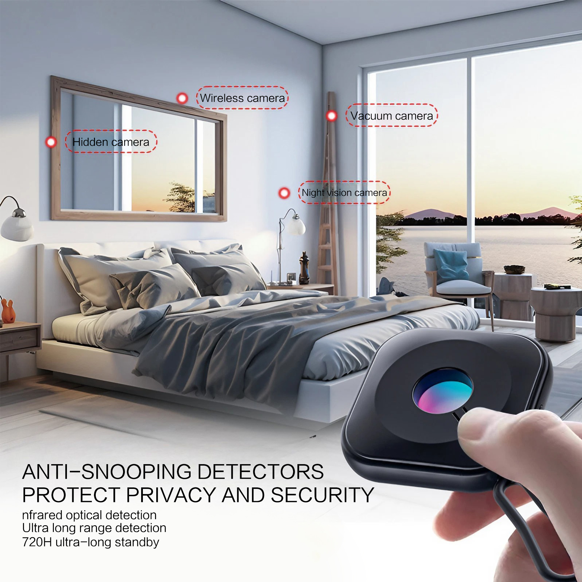 Portable Smart Infrared Scanne – обзор и цена Home Security Hidden Cameras