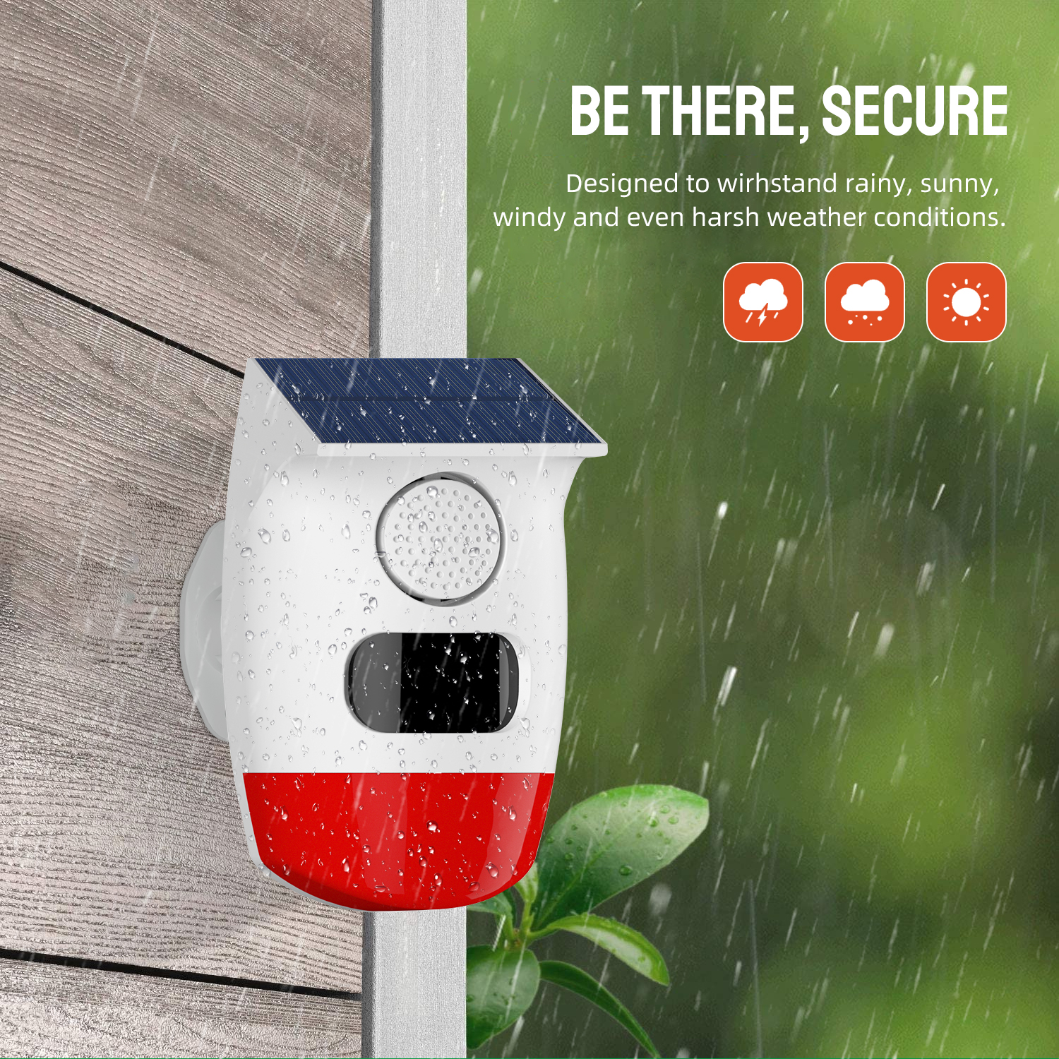 Outdoor Solar Alarm PIR Infrar – обзор и цена Solar Security Light