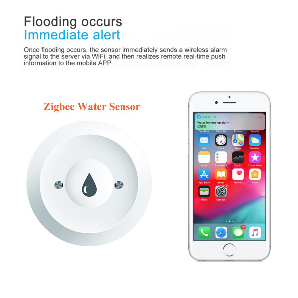 Tuya Water Leak Sensor Smart H – обзор и цена Home Security App