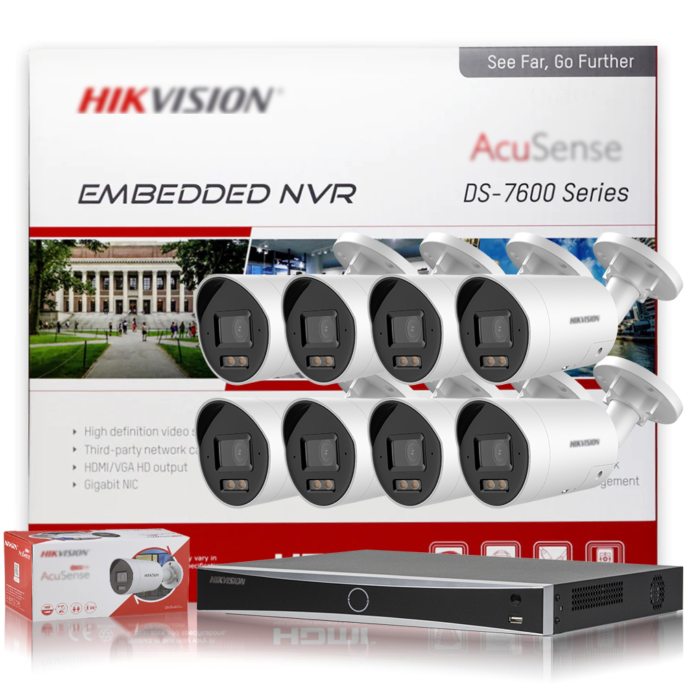 Hikvision 4K 8MP POE CCTV Secu – обзор и цена Home Security System Hikvision
