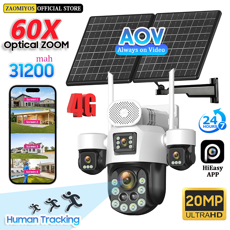 4 Lens Outdoor 360° Surveillan – обзор и цена Home Security Packages