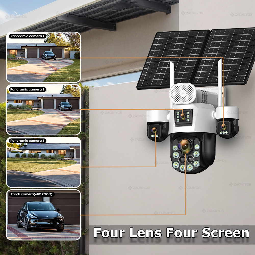4 Lens Outdoor 360° Surveillan – обзор и цена Home Security Packages