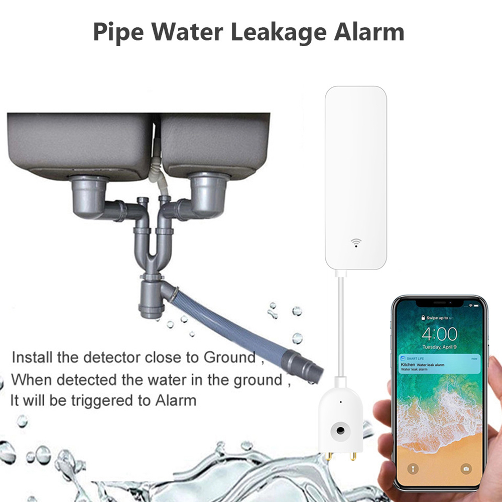 Tuya WiFi Water Leak Sensor, W – обзор и цена Home Security Device