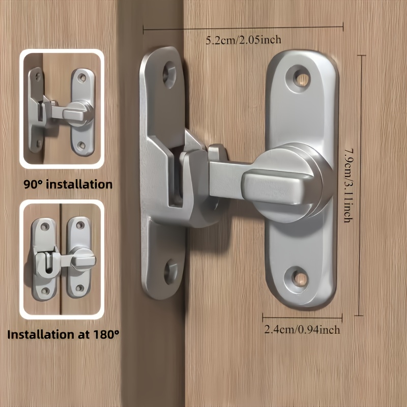 90/180 Degree Flip Sliding Doo – обзор и цена Home Security Door Reinforcement Lock