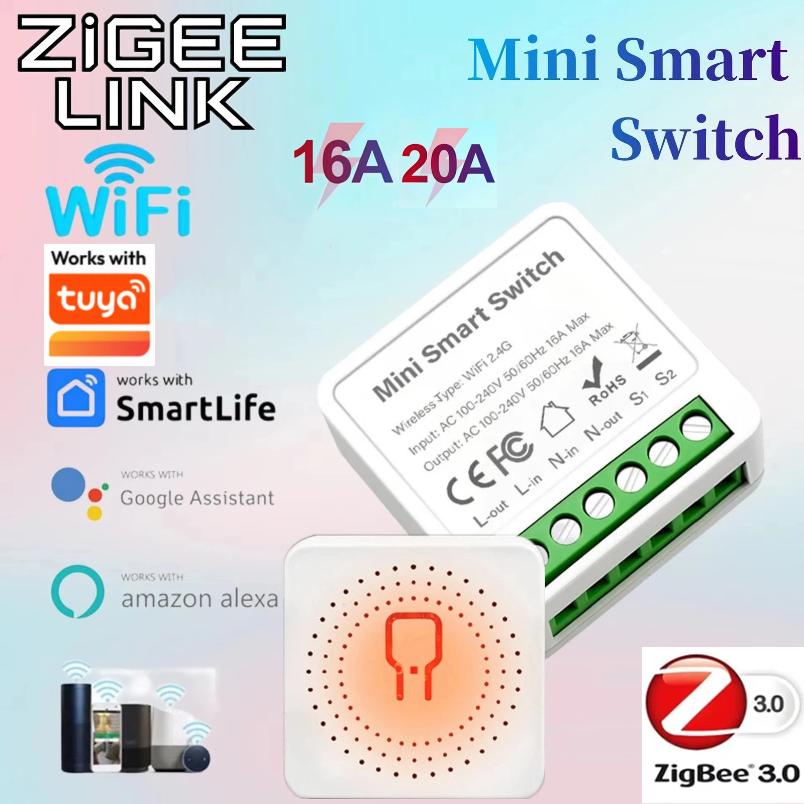 For Tuya Mini Smart WiFi Switc – обзор и цена Home Security App
