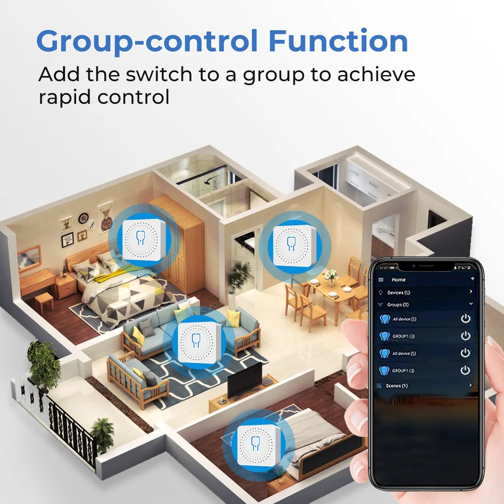 For Tuya Mini Smart WiFi Switc – обзор и цена Home Security App