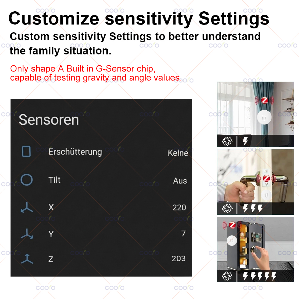 ZigBee 3.0 Vibration Sensor Re – обзор и цена Home Security App