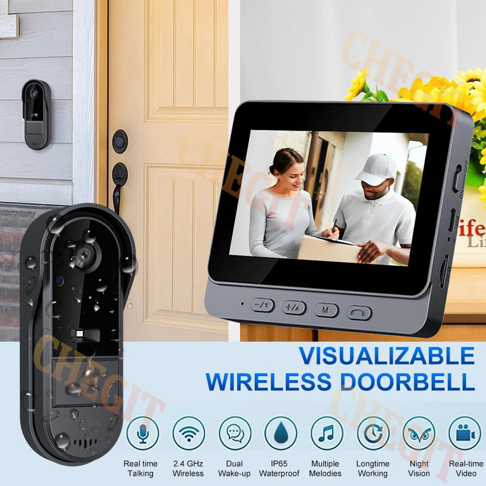 Wireless Wifi Doorbell Camera  – обзор и цена Home Security Premium