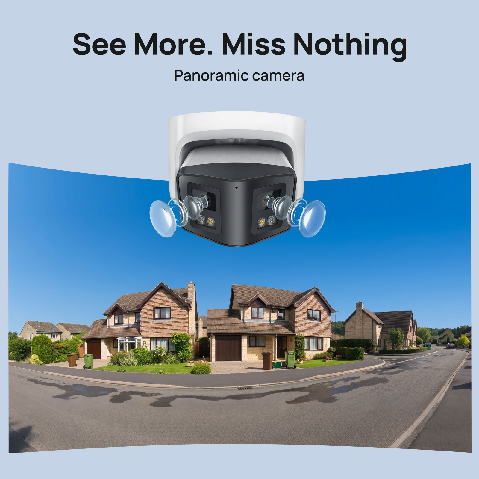 Vikylin 4MP Panoramic Dual Len – обзор и цена Home Security System Hikvision