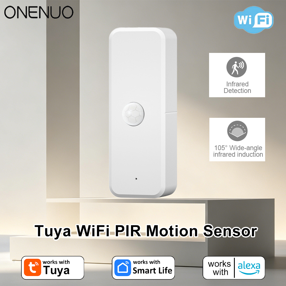 New Tuya WiFi PIR Motion Detec – обзор и цена Home Security Device