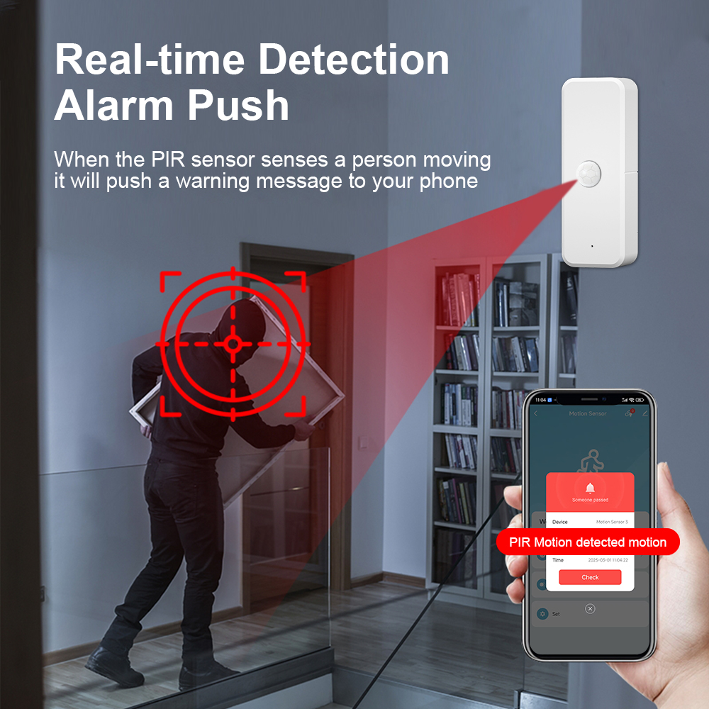 New Tuya WiFi PIR Motion Detec – обзор и цена Home Security Device