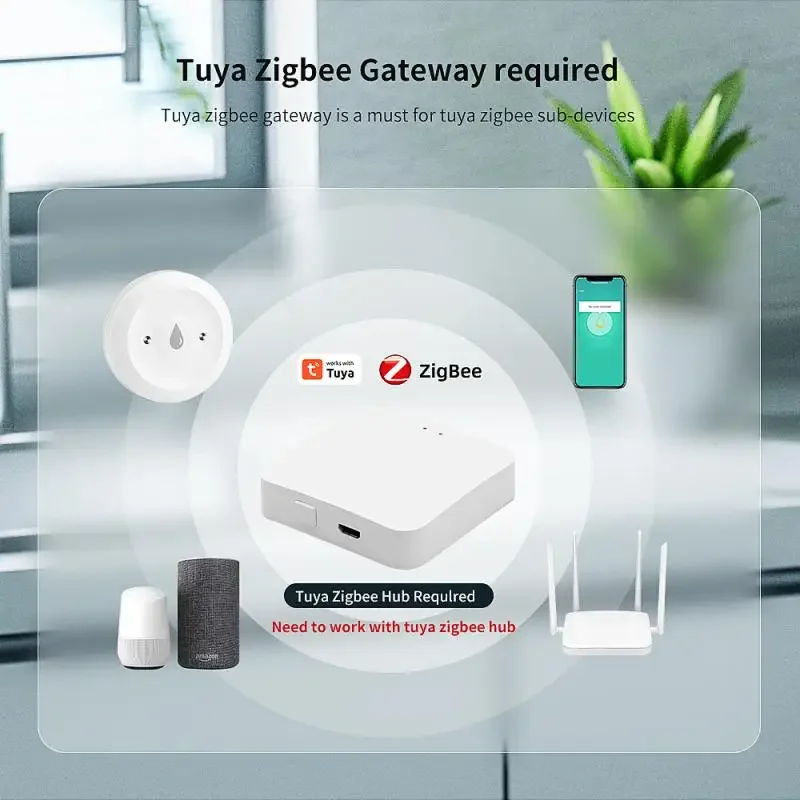 For Tuya Zigbee Smart Water Le – обзор и цена Home Security App