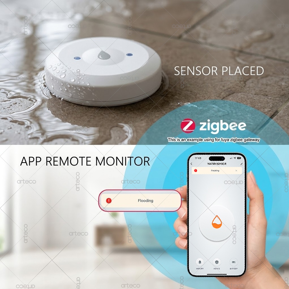 Zigbee Water Leak Sensor Smart – обзор и цена Home Security App