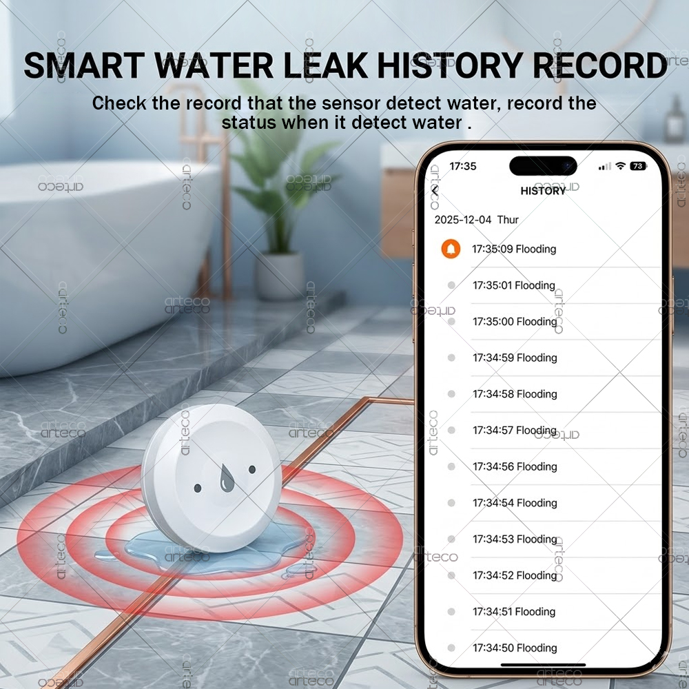 Zigbee Water Leak Sensor Smart – обзор и цена Home Security App