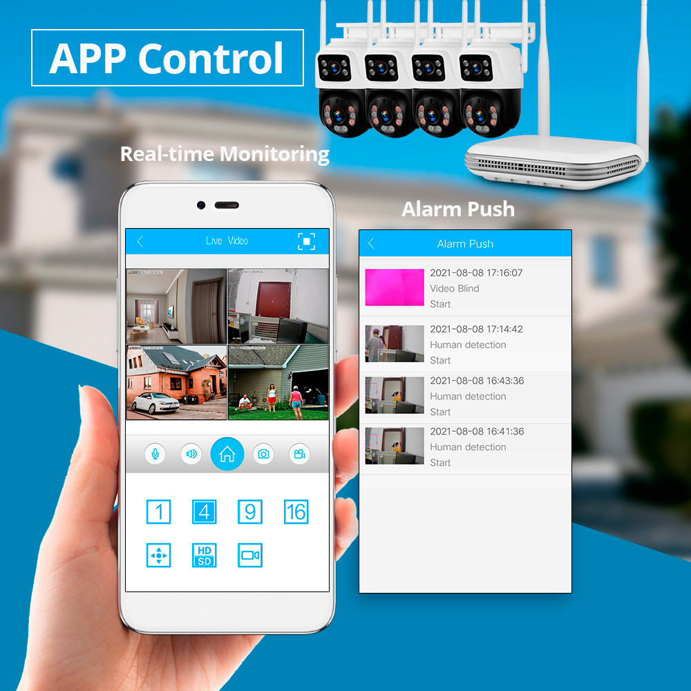 KERUI Waterproof 6MP HD Wirele – обзор и цена Home Security Packages