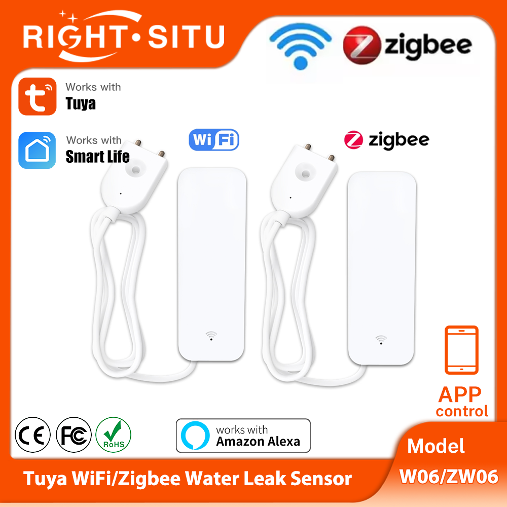 Tuya WiFi Zigbee Water Sensor  – обзор и цена Home Security Device