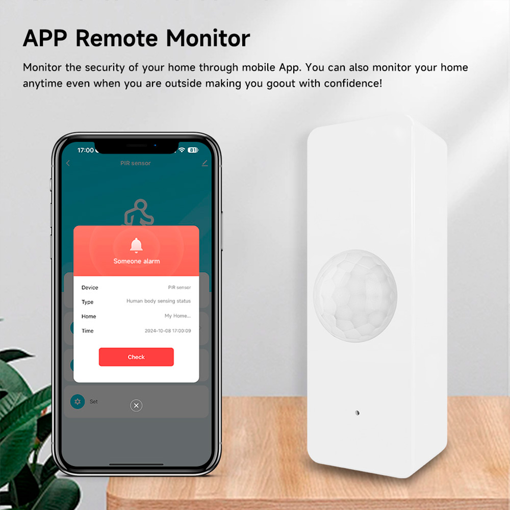 WiFi Smart PIR Motion Sensor T – обзор и цена Home Security Device