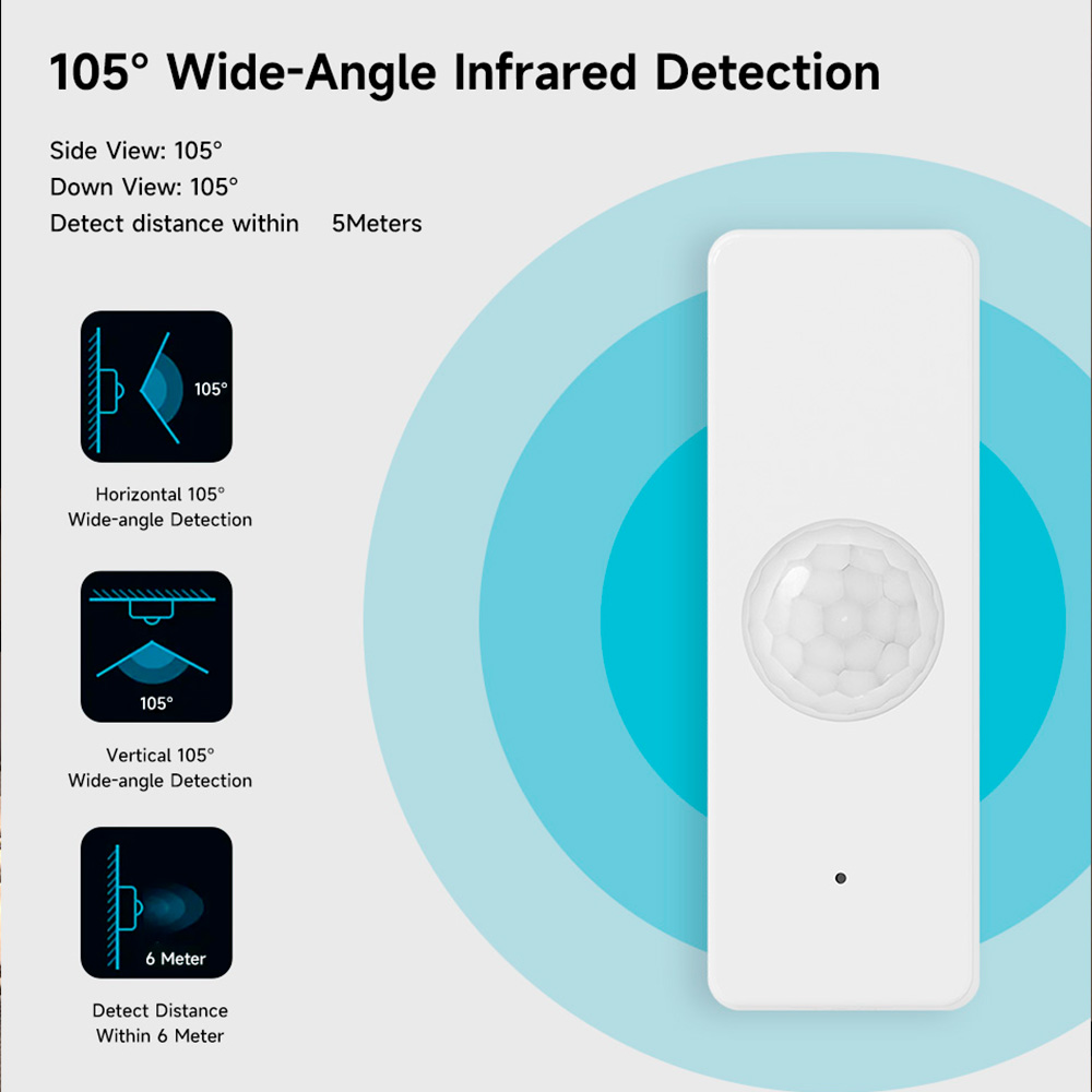 WiFi Smart PIR Motion Sensor T – обзор и цена Home Security Device