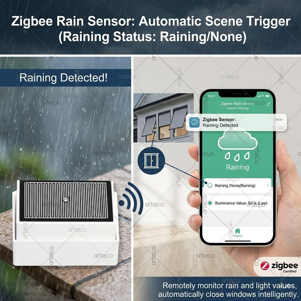 Smart Zigbee 3.0 Rain Drop Sen – обзор и цена Home Security App
