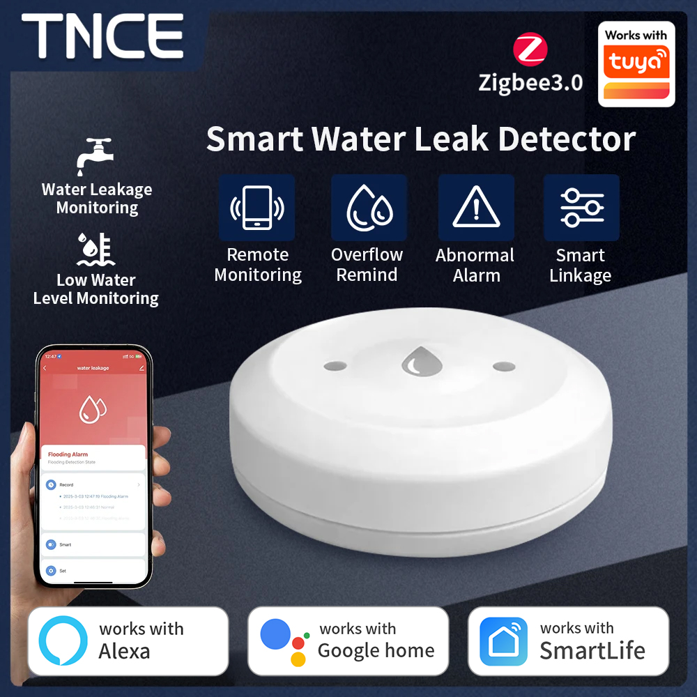 TNCE ZigBee3.0 Tuya Smart Wate – обзор и цена Home Security App