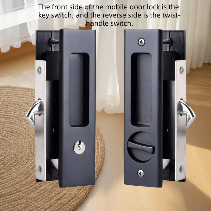 Black Sliding Door Lock with K – обзор и цена Home Security Door