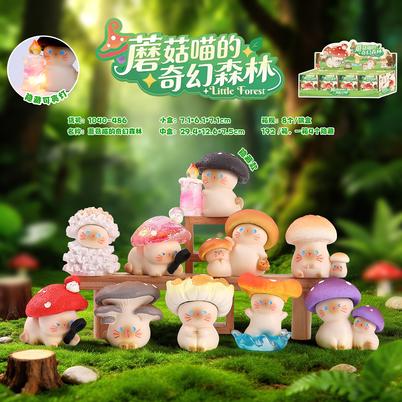 Mushroom Meow Blind Box Cute C – обзор и цена Home Security Items