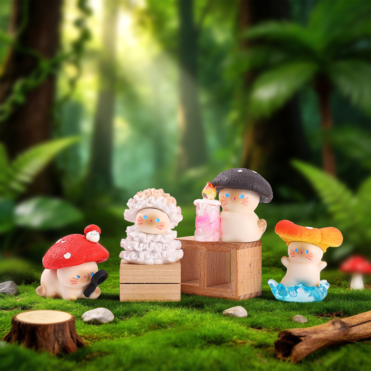 Mushroom Meow Blind Box Cute C – обзор и цена Home Security Items