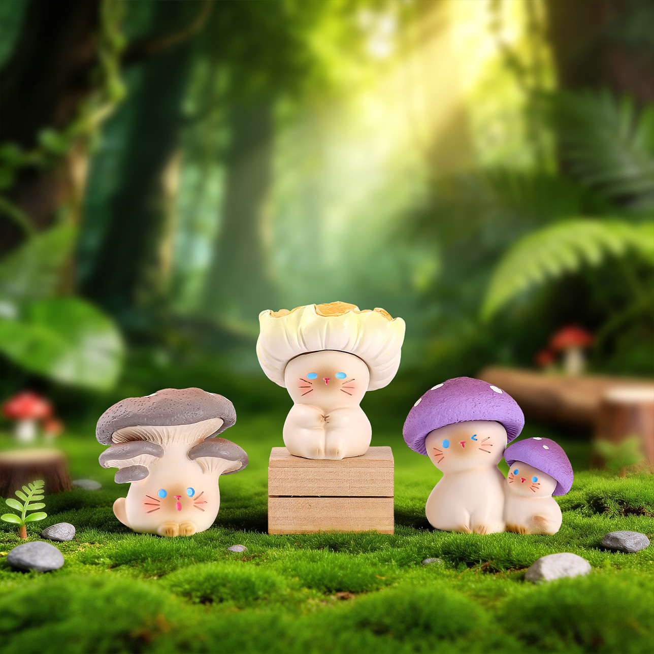 Mushroom Meow Blind Box Cute C – обзор и цена Home Security Items