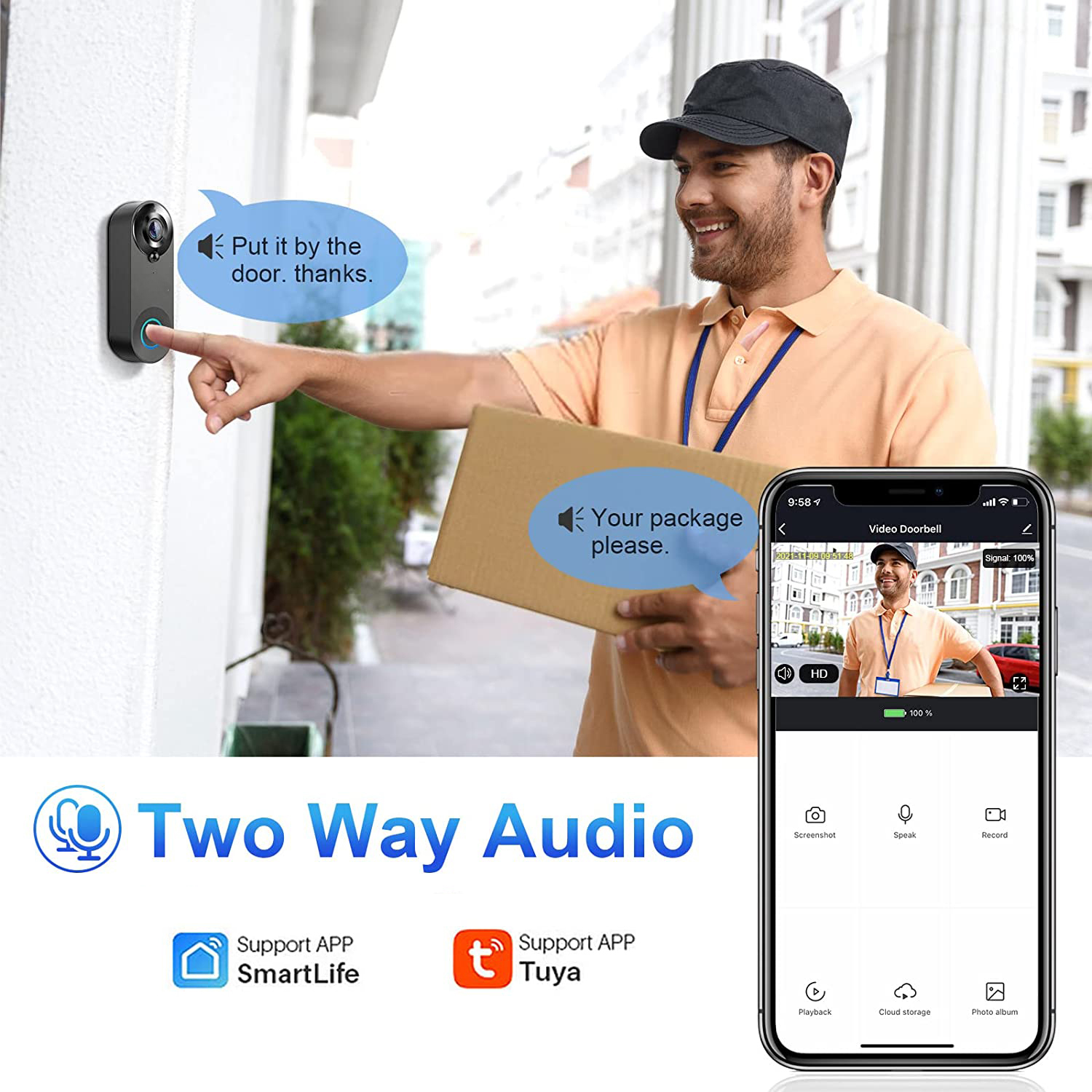 5G 2.4G WiFi Video Doorbell 10 – обзор и цена Home Security Premium