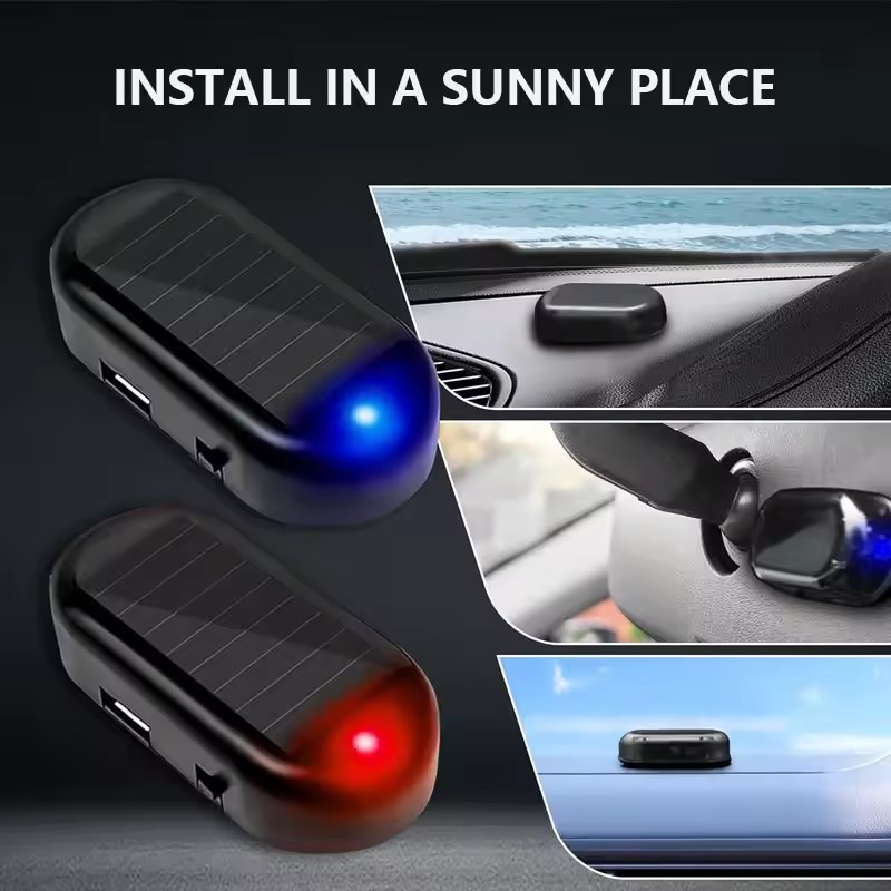 1/2Pcs Car Fake Security Light – обзор и цена Solar Security Light