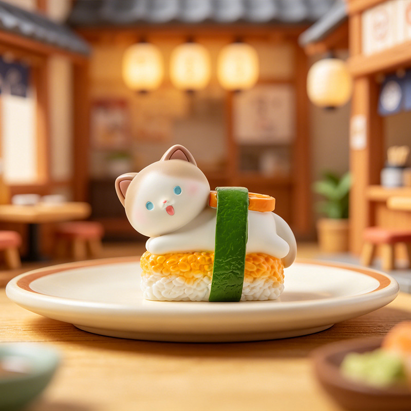 Sushi Cat Blind Box Cartoon Fi – обзор и цена Home Security Items
