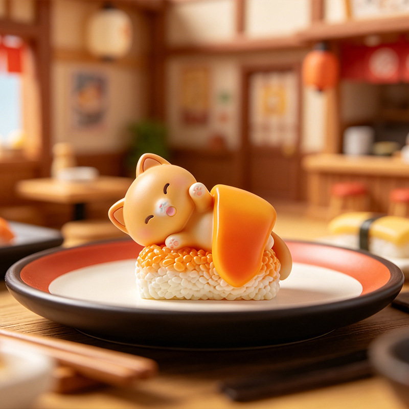 Sushi Cat Blind Box Cartoon Fi – обзор и цена Home Security Items